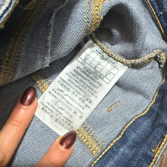 Guess Y2K Blue Denim Button up Vest – Women’s Size Small - Picture 8 of 16